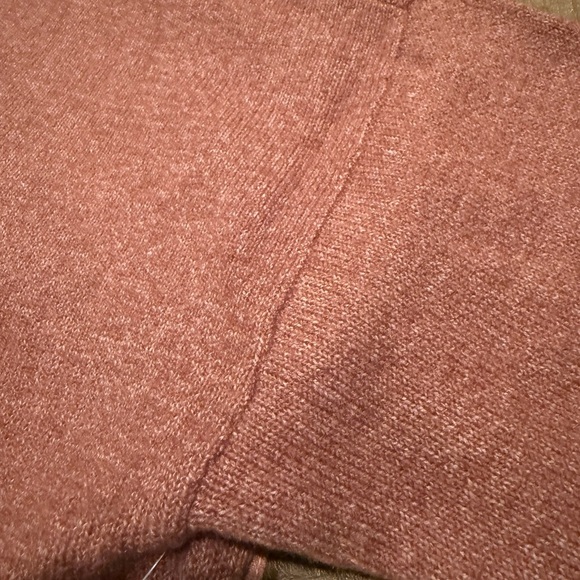 NWT 1. State from Macy's High Neck/Turtleneck Oversized Sweater in Rust - Picture 9 of 13